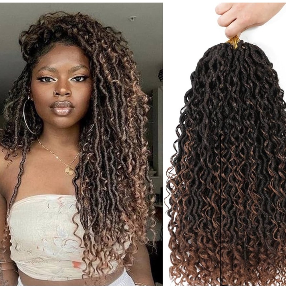 Natural Black and Brown Curly Hair Extensions
